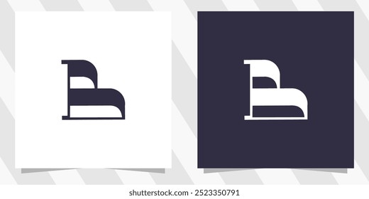 letra b logotipo design vetor