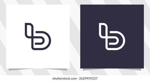 letter b logo design vector