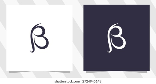Vector de diseño de logotipo de letra B