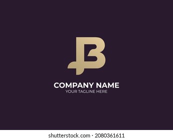 Logo de la letra b. Vector EPS 10
