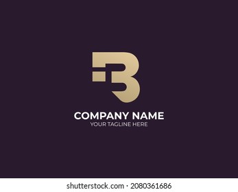 Letter b logo. EPS 10 Vector