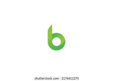 letter b logo with gradient color