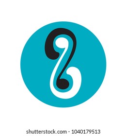 letter b logo icon design template element