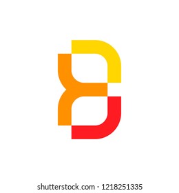 Letter B logo. Icon design. Template elements - vector sign