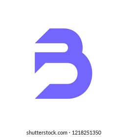 Letter B logo. Icon design. Template elements - vector sign