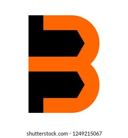 Letter B logo icon design template elements