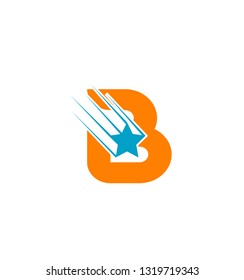 Letter b logo icon design template elements
