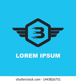 Letter B logo icon design template elements - Illustration. Letter B logo icon design - vector sign.