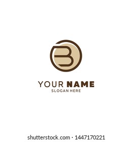 Letter B logo icon design template elements