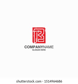 Letter B Logo Icon Design Template Stock Vector
