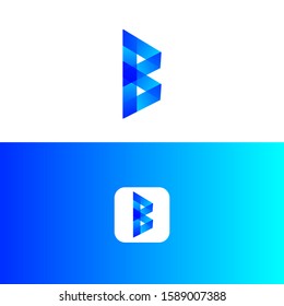 Letter B logo icon design template