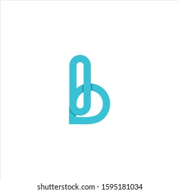 Letter B logo icon design template elements