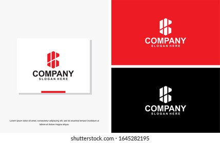 Letter B logo icon design template elements - vector sign.