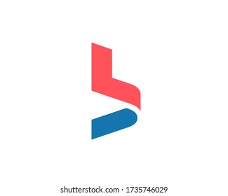 Elementos de la plantilla de diseño de iconos del logotipo de la letra B