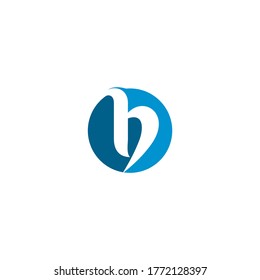 Elementos de la plantilla de diseño de iconos del logotipo de la letra B