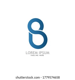 Letter B logo icon design template elements