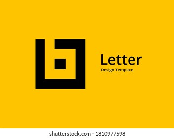 Letter B logo icon design template elements