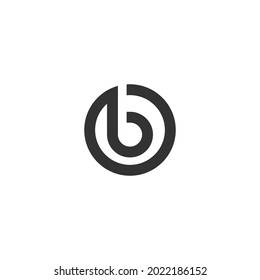 Icono de diseño de logotipo de letra B