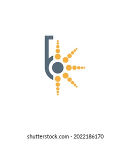 Design-Konzept des Buchstaben-B-Logos