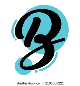 Letter B logo icon design template elements