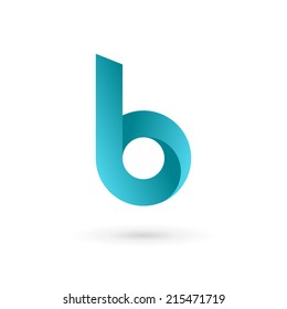 Letter B logo icon design template elements. Vector color sign.