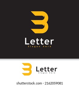 Plantilla de diseño de icono del logotipo de la letra B, símbolo del logotipo de Creative B