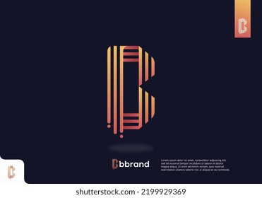 Letter B logo icon design template elements