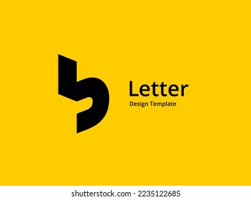 Letter B logo icon design template elements