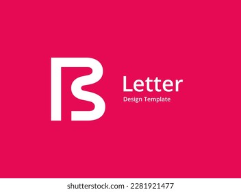 Letter B logo icon design template elements