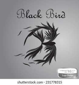 Letter B logo icon design template elements, Bird Logo.