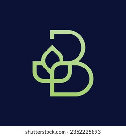 Zeichen-B-Symbol-Design-Vorlage