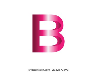 Elementos de la plantilla de diseño de iconos del logotipo de la letra B