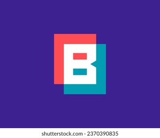 Letter B logo icon design template elements