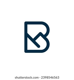 Design-Vorlagenelemente des Logos B	