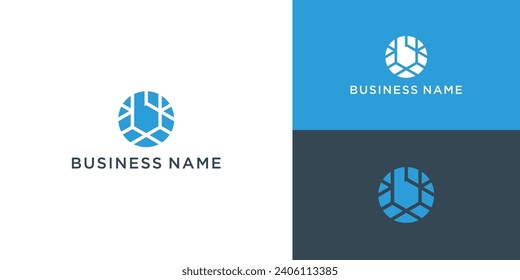 Letter B logo icon design template elements