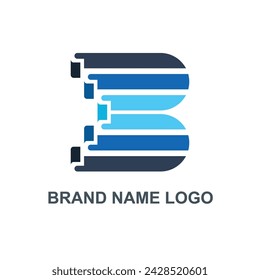 Buchstabe B Logo Symbol Design Template Elemente - Illustration
