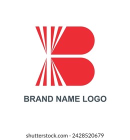 Letter B logo icon design - vector sign. Business card templates