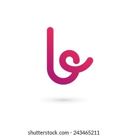 Letter B logo icon design template elements 