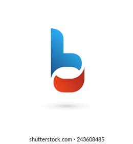 Letter B logo icon design template elements 