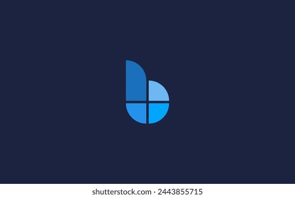 letra b logo icono diseño vector diseño plantilla inspiración