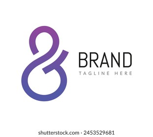 Elementos de Plantilla de diseño de icono de logotipo de letra B. Se puede utilizar para logotipos de marca y de empresa.
