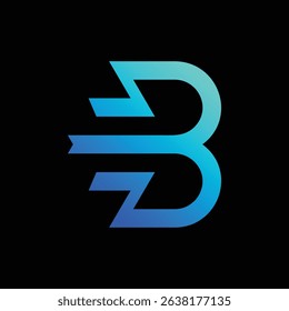 Letter B logo icon design template elements