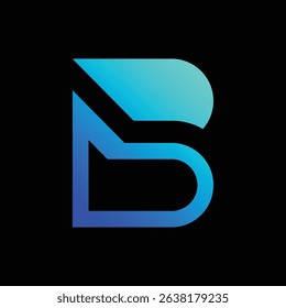 Letter B logo icon design template elements