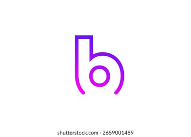 Elementos de Plantilla de diseño de icono de logotipo de letra B