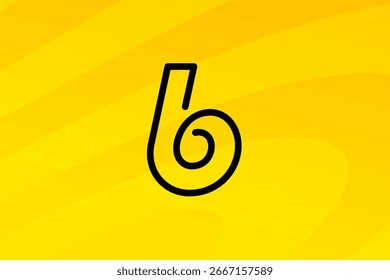 Elementos de Plantilla de diseño de icono de logotipo de letra B