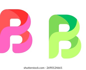 Letra B ícone de logotipo elementos de modelo de design 2025.