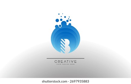 Elementos de Plantilla de diseño de icono de logotipo de letra B