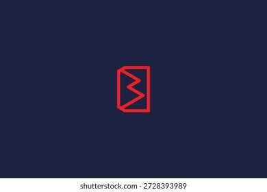 Buchstabe b Logo Symbol Design-Vorlage mit Vektor Inspiration Logo einfaches Design