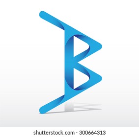 Letter B logo icon design template elements, logo design