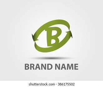 Letter B logo icon design template elements
